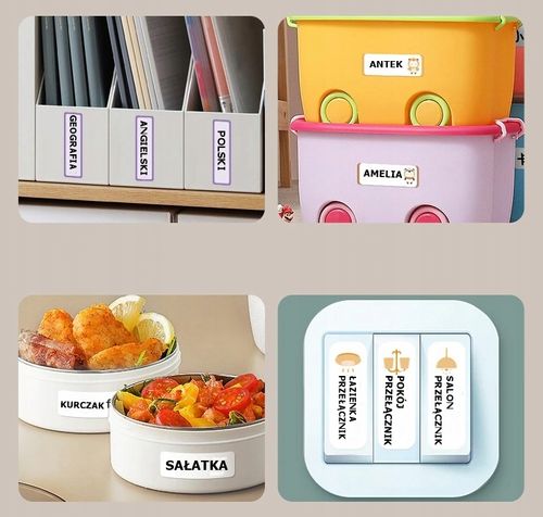 NIIMBOT Naklejki Termiczne DO KABLI12.5x109 65szt 12.5x109_65szt_BIAŁY na Arena.pl