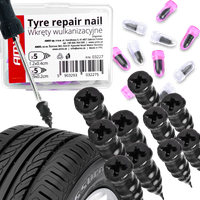 WKRĘTY WULKANIZACYJNE ZESTAW NAPRAWCZY KÓŁ OPON X10  KOŁKI DO NAPRAWY