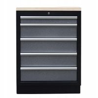 Szafka warsztatowa do Warsztatu z zamkiem 5 szuflad Viber-System 1305