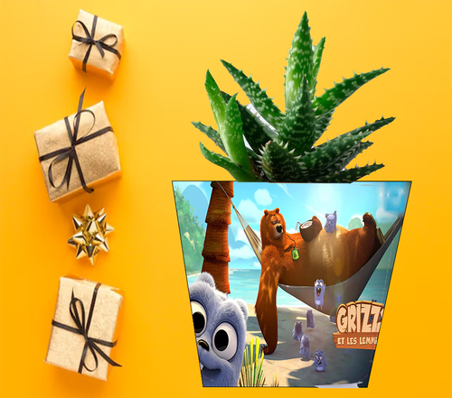 Doniczka do kwiatów/roślin - Grizzy i Lemingi na Arena.pl