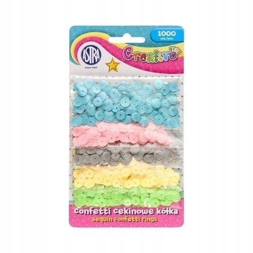 confetti cekiny mix 5kol. pastel 335116005 na Arena.pl