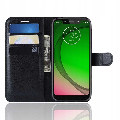 Litchi Moto G7 Play Czarny na Arena.pl