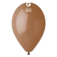 Balony pastelowe brązowy kawowy #076, 26 cm 3 szt.
