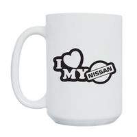 KUBEK „I ♥ MY NISSAN” Wzór - Duży 450 ml