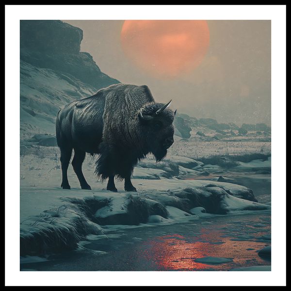Plakat 50x50cm Żubrowy Monolit zdjęcie 3