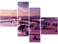 OBRAZ SUNSET PRZEMIJANIE MORZEM