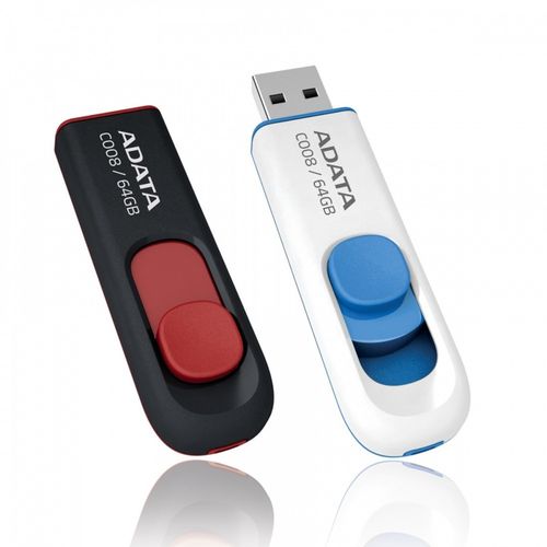 Adata Dashdrive C008 64GB USB Czarno-czerwony na Arena.pl