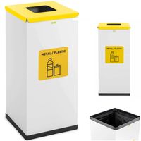 kosz pojemnik do segregacji sortowania śmieci odpadów 60 l - metal plastik