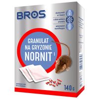trutka na gryzonie ogrodowe granulat 140g nornit bros