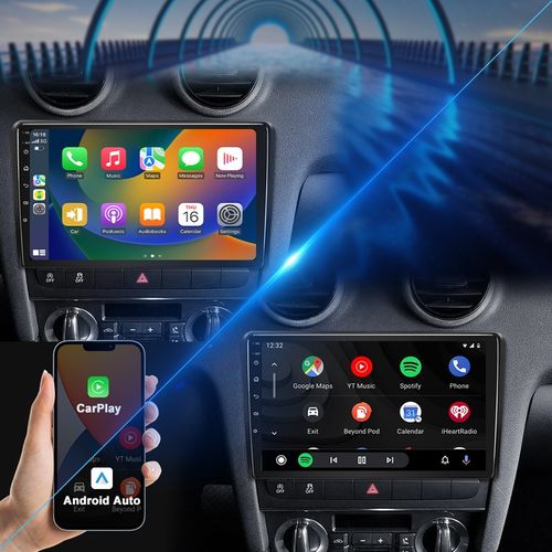 RADIO 2 DIN ANDROID 13 Audi A3 8P 2003-2013 ANDROID AUTO CARPLAY 2GB/64GB na Arena.pl