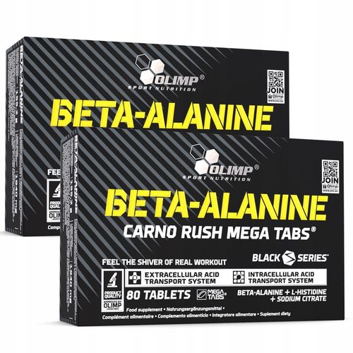 OLIMP BETA-ALANINE CARNO RUSH 2x80tab WYTRZYMAŁOŚĆ na Arena.pl