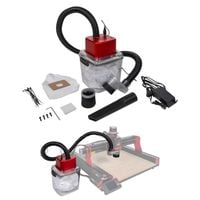 Odkurzacz odciąg trocin wiór do mini frezarki CNC CTF45P 6000Pa 72W LED