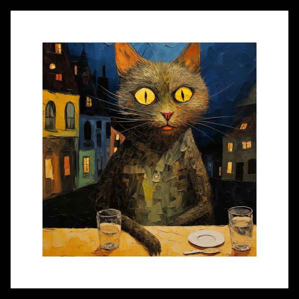Plakat 20x20cm Nocny Obserwator zdjęcie 3