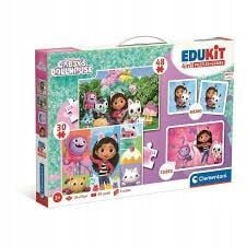 KOCI DOMEK GABBY Puzzle, Memo 4w1 Clementoni EDUKIT 48 elementów na Arena.pl