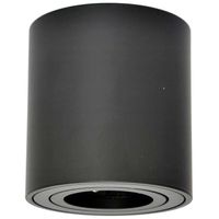 Downlight LAMPA sufitowa SLP6310 MDECO regulowana OPRAWA metalowy spot natynkowy czarny