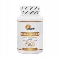 Omega 3 1000 mg 500 EPA + 250 DHA 100 Kaps – Serce, Mózg, Pamieć – Sowelo