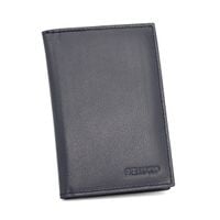 Skórzane etui z systemem RFID - granatowe