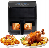 AIR FRYER FRYTKOWNICA BEZTŁUSZCZOWA DUŻA MOCNA 1875W 6L FRYTOWNICA