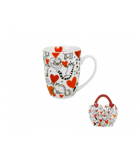 KUBEK DUO KOT KOTY SERCA NA PREZENT 360 ML na Arena.pl