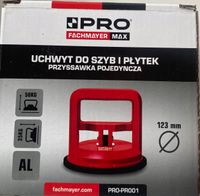 UCHWYT DO SZYB I PŁYTEK PRZYSSAWKA POJEDYŃCZA 50KG PRO-PR001 PRO