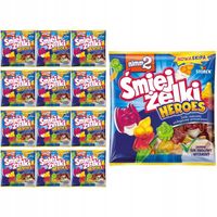 nimm2 Śmiejżelki Heroes Żelki owocowe wzbogacone witaminami 90 g x 12 sztuk