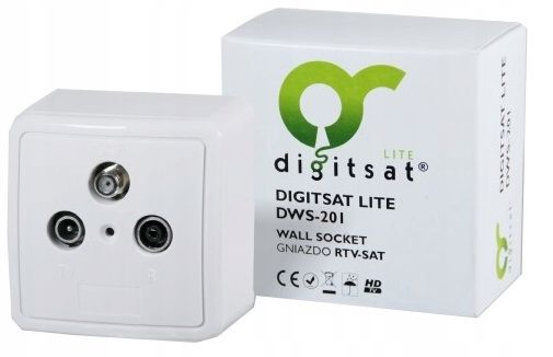 Gniazdo Digitsat DWS-201 RTV-SAT końcowe zdjęcie 1
