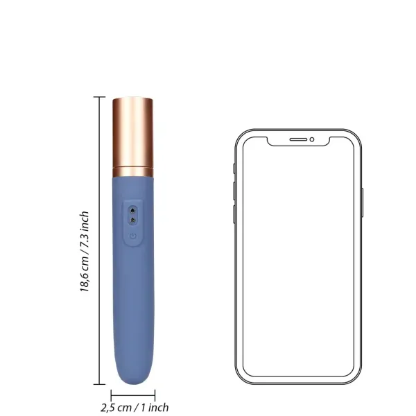 Travel Vibrator with Lube Compartment and Pump zdjęcie 4