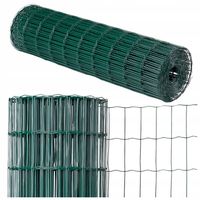 Siatka ogrodzeniowa zgrzewana 2,2 60cm ZIELONA 100x50 cm H 0,6m x 25mb
