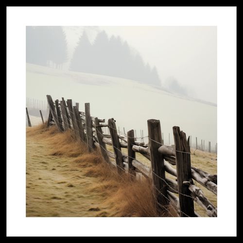 Plakat 30x30cm Spowity Mgłą na Arena.pl