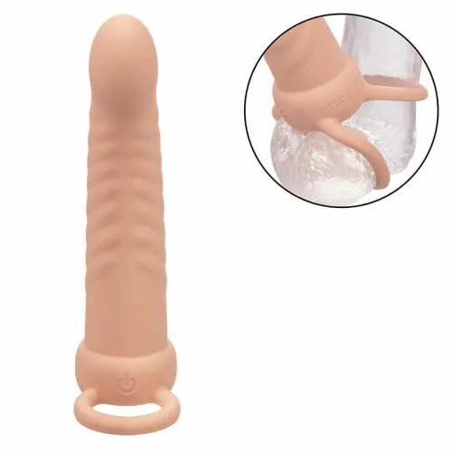 calexotics maxx ribbed dual system silikonowy, 10 trybow, wodoodporny na Arena.pl