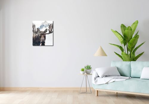 Obraz 40x50cm Łoś Duch Lasu na Arena.pl