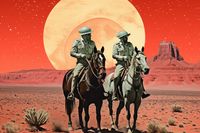 Plakat 45x30cm Patrol Kosmiczny