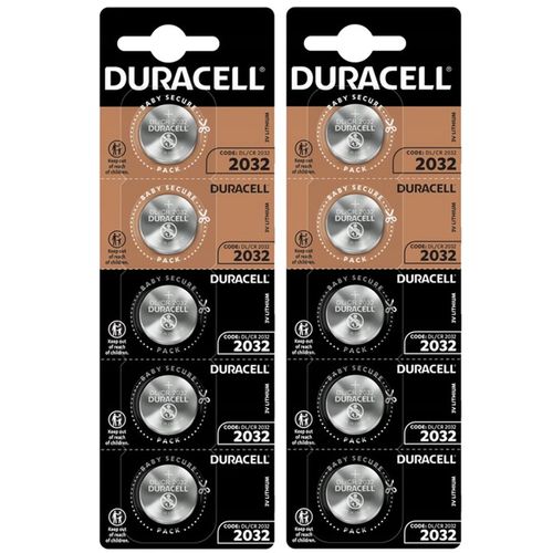 10x BATERIA SPECJALISTYCZNA DURACELL DL/CR 2032 LITOWA MINI 220mAh V: 3.0 na Arena.pl