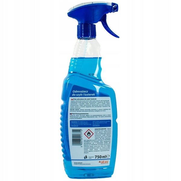 4x MOCNY odmrażacz do szyb w atomizerze PLAK 750ml zdjęcie 3