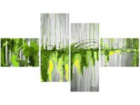 OBRAZ GREEN WATERFALL ZIELONY WODOSPAD