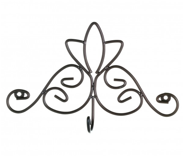 WIESZAK NA RĘCZNIKI NOSTALGIE BRĄZOWY zdjęcie 1