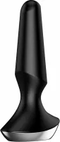satisfyer plug-ilicious 2 - korek wibrujący, silikon, czarny