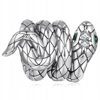 CHARMS WĄŻ WĘŻYK BOA srebro pr 925 koralik ZAWIESZKA SREBRNA BEADS