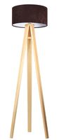 Lampa stojąca HOME 40 brązowa/biała/sosna