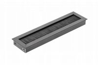 GTV Przepust kablowy przelotka na kable 51 x 180 mm czarny mat