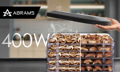 SUSZARKA DO GRZYBÓW WARZYW I OWOCÓW 400W REGULACJA TEMPERATURY TIMER 5 na Arena.pl