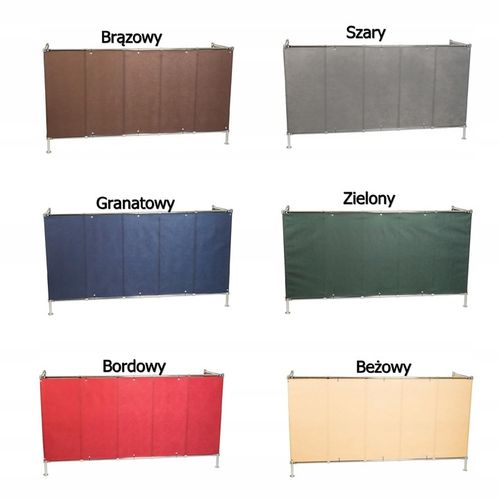 OSŁONA BALKONOWA NA WYMIAR 90CM DŁ50CM MATA OSŁONA NA BALKON UV 98% +GRATIS na Arena.pl