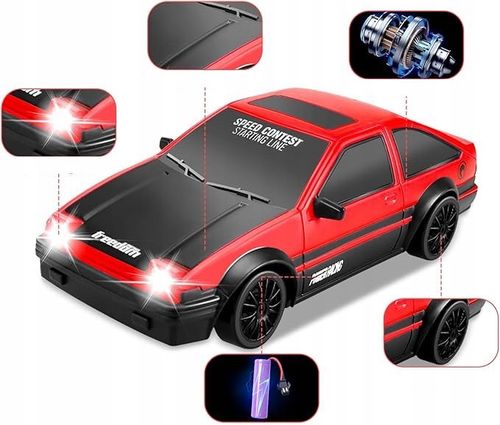 Samochód Sterowany do Driftu AUTO ZDALNIE STEROWANE Pilot RC DRIFT Car 4x4 na Arena.pl