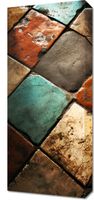 Obraz 30x70cm Ceramiczna Kompozycja