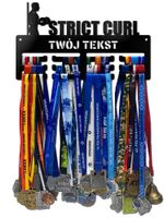 Wieszak na medale STRICT CURL twoje imię dowolny tekst 147.1