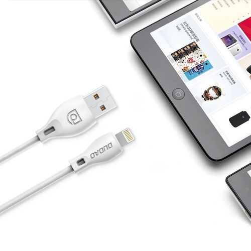 Przewód kabel USB-A - iPhone Lightning 2.4A 1m - biały na Arena.pl