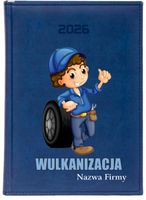 KALENDARZ A6 2026 TYGODNNIOWY planer terminarz z nadrukiem WULKANIZACJA