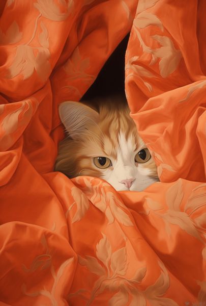 Plakat 61x90,5cm Ukryty Kot zdjęcie 1