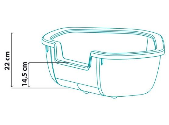 Ferplast Kuweta Dama [72039099] zdjęcie 4