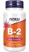 NOW FOODS B-2 100mg 100 kapsułek WITAMINA B2 RYBOFLAWINA